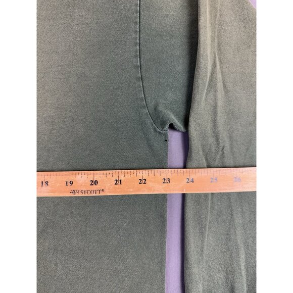 Rare Vintage Y2K Olive Forest Green Faded Longsleeve Shirt XL Streetwear Hype - Picture 14 of 15